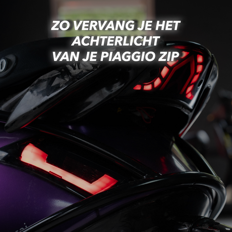 Zo vervang je het achterlicht van je Piaggio Zip 2000!