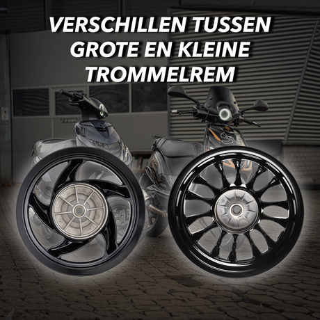 Wat is het verschil tussen een Grote en Kleine Trommelrem?