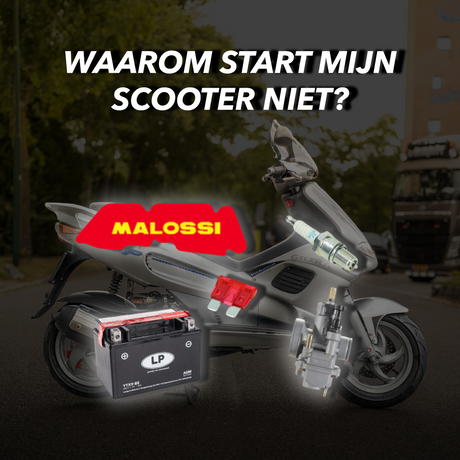 Waarom start mijn scooter niet?
