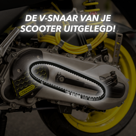 De krachtige schakel: De V-snaar van je scooter uitgelegd