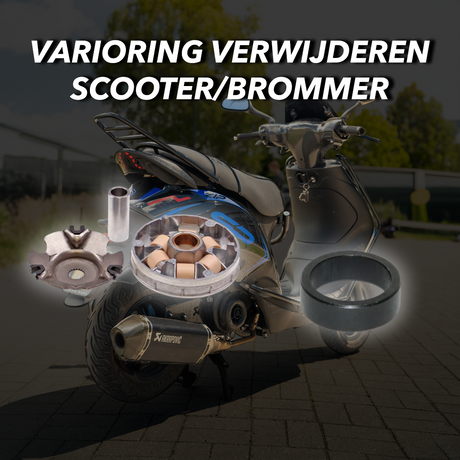 Varioring Verwijderen Scooter/Brommer