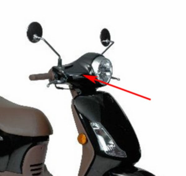 Lenkerabdeckung Sym Fiddle Gloss Black Original