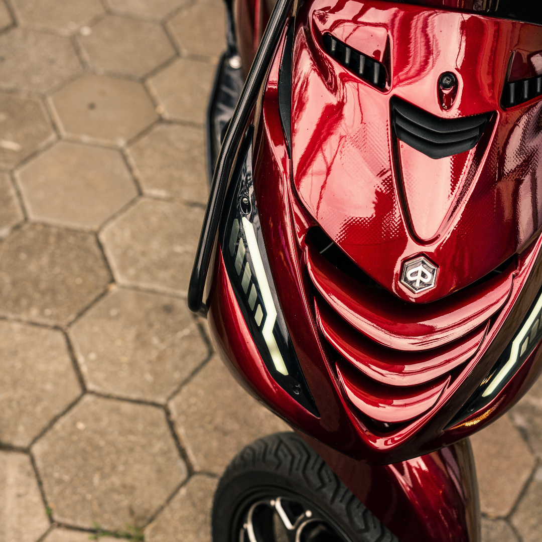 Alpha LED SET Flashing lights front/rear + rear light zip matrix/flow