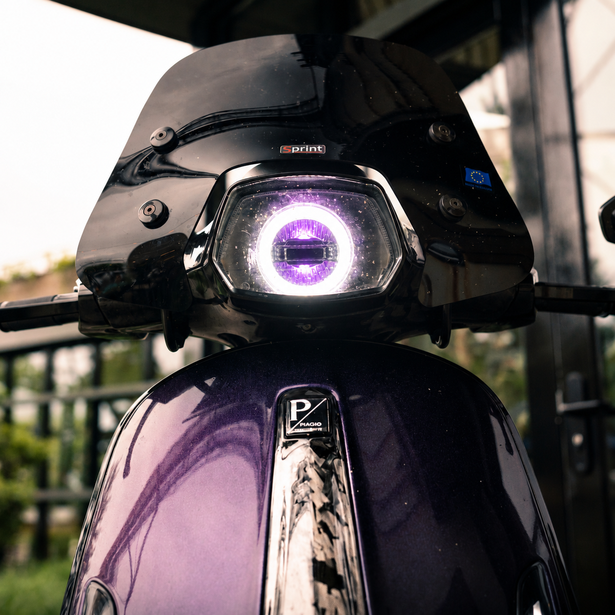 Faro RGB Angel Eye Piaggio Zip / Vespa Fenom