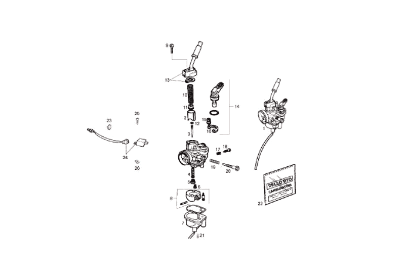 Derbi Senda SM 50 2T X-Treme E2 2006-2010 - Pakking