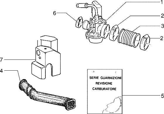 Zip Fastrider RST 1996-1999 - Carburateur