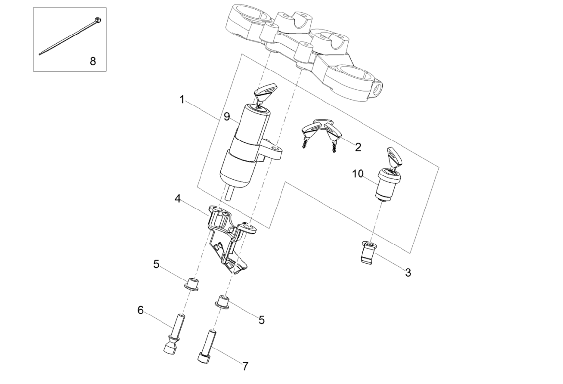 Derbi Senda SM 50 2T X-Treme E4 2018-2020 - Contact Slot
