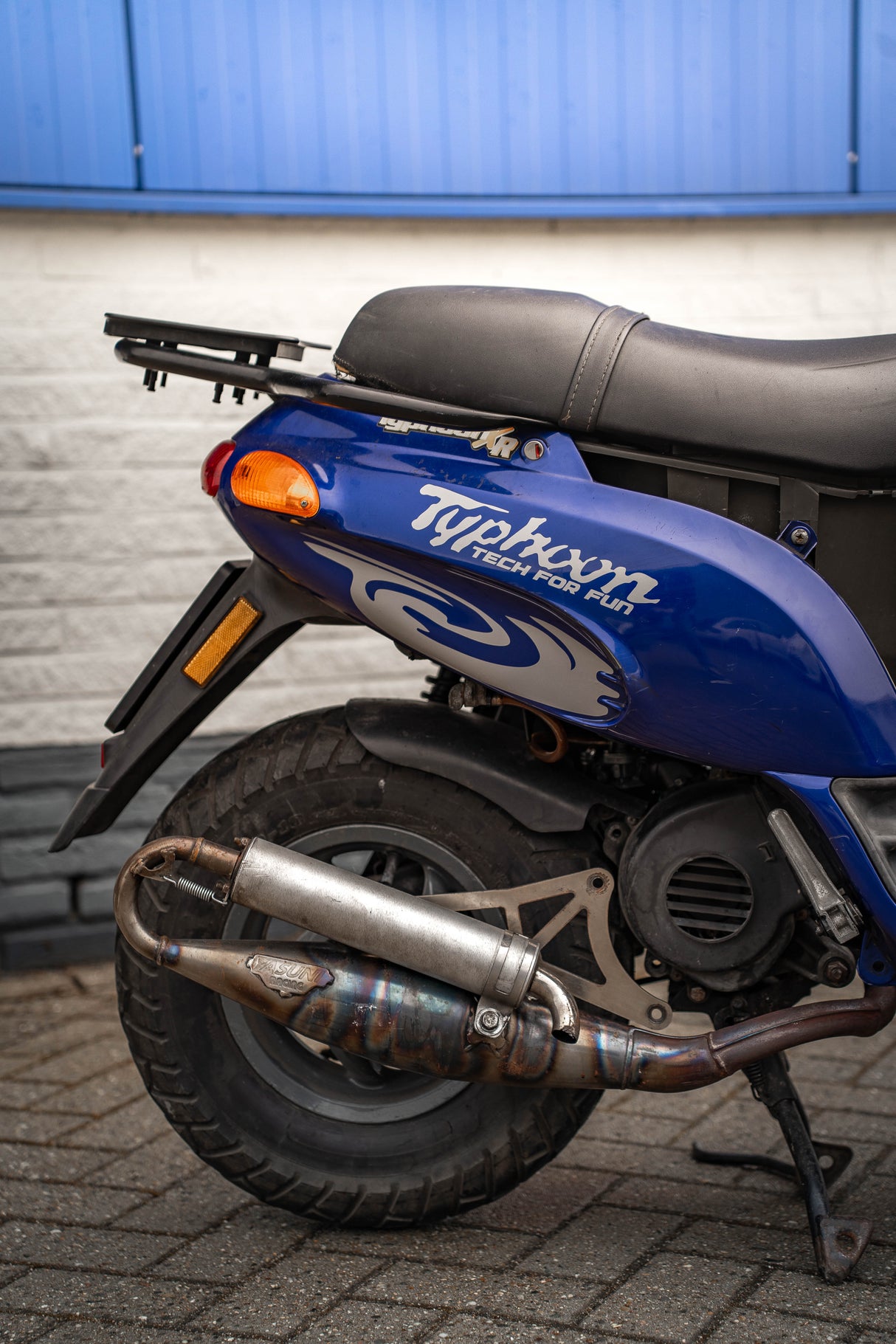 Séglage des autocollants Piaggio Typhoon