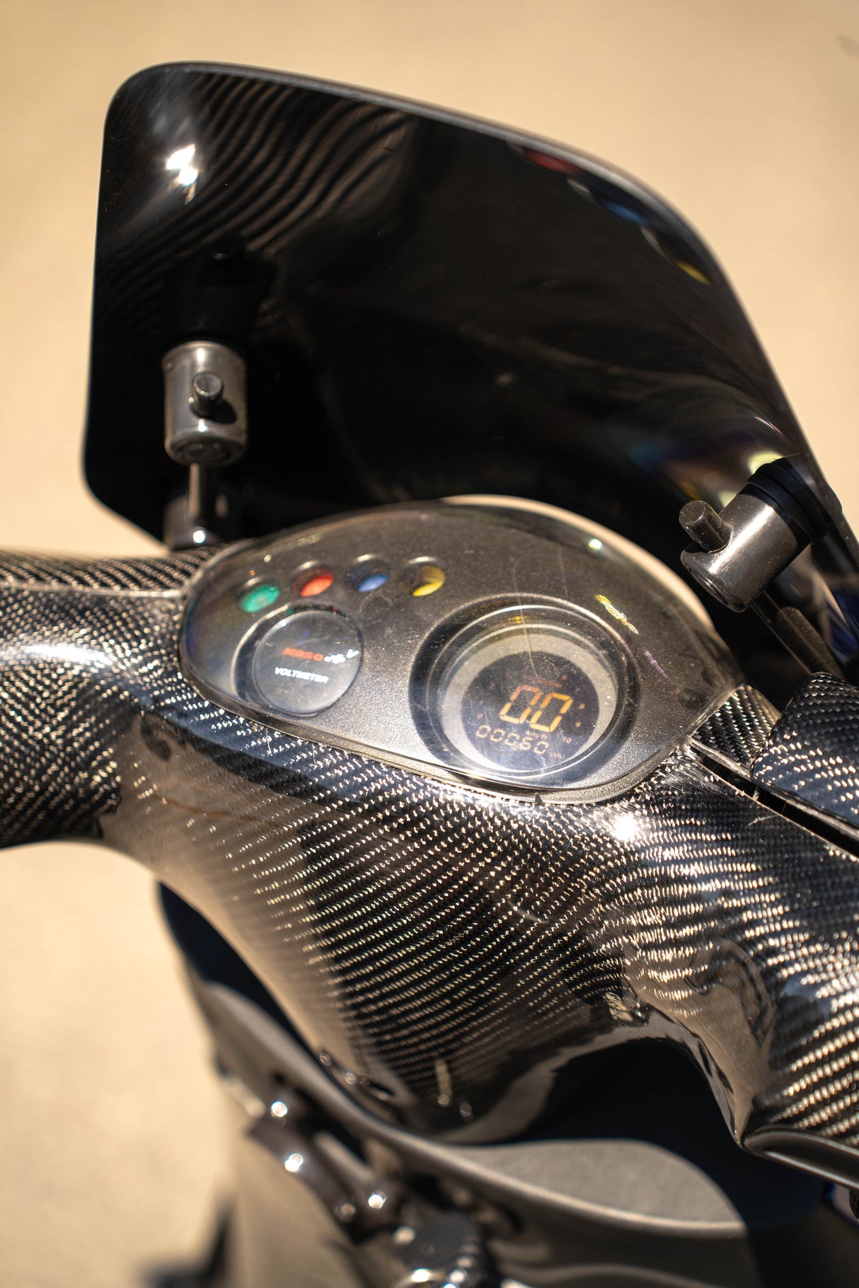 Cappelli dello sterzo in carbonio Piaggio Zip