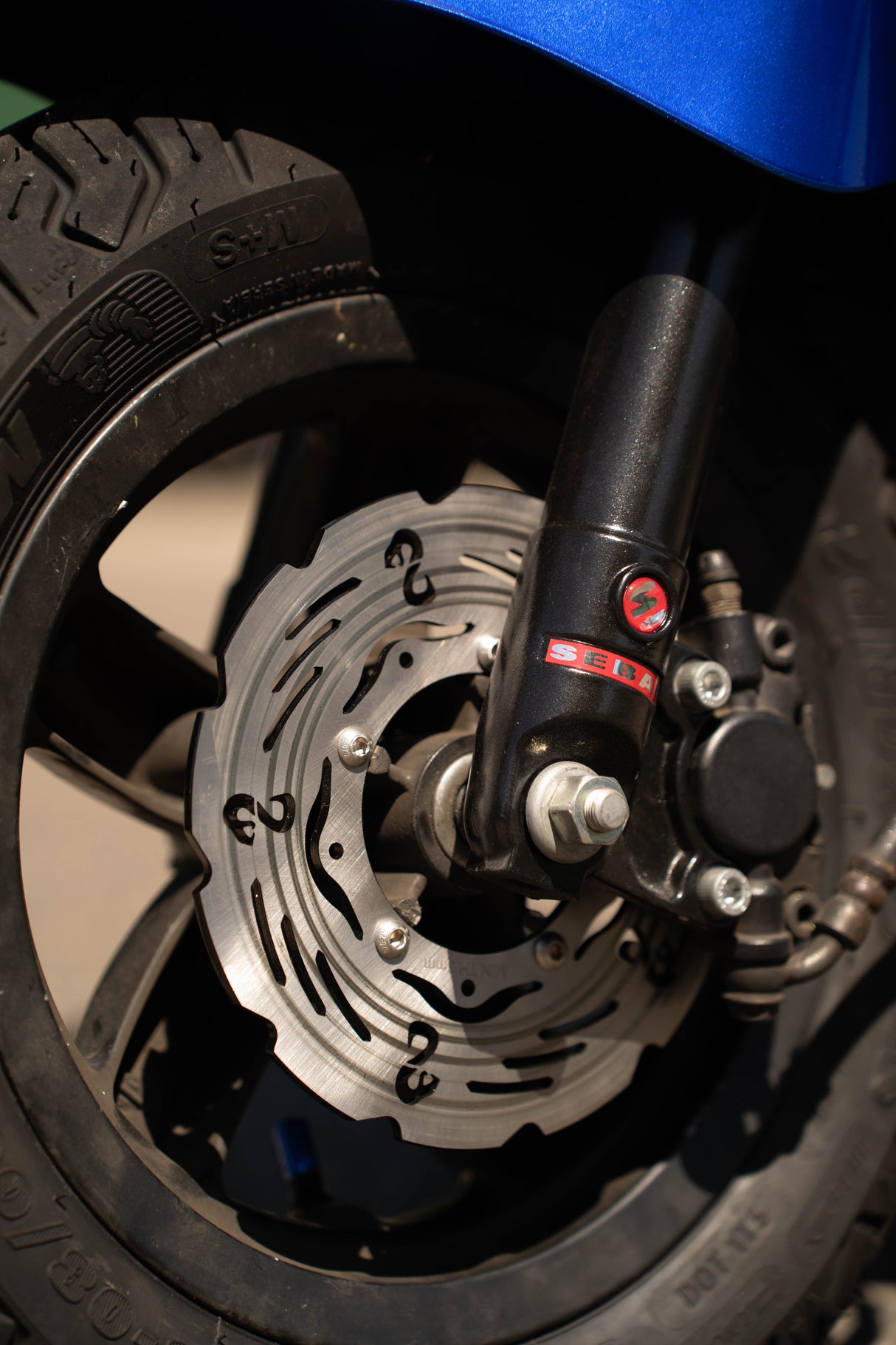 Bremsscheibe Phenom Piaggio Zip für Standardgabel