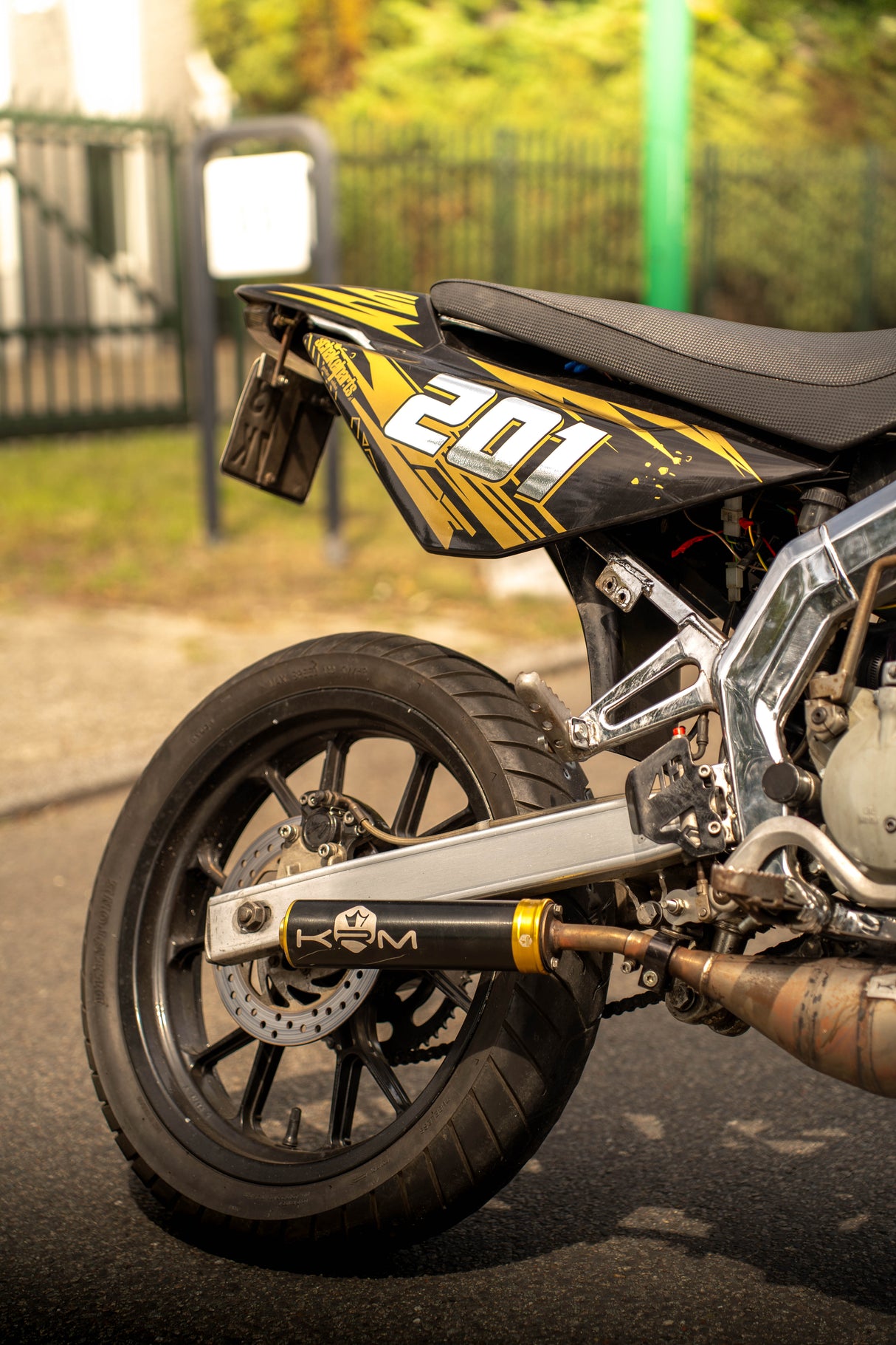 KRM Uitlaat Rood 90-100cc Derbi