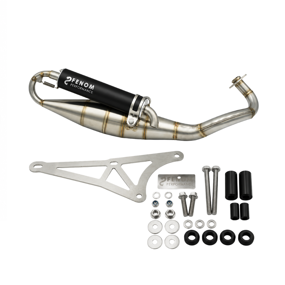 Scarico Fenom Performance RVS Piaggio / Gilera 50-70cc 2 Tempi