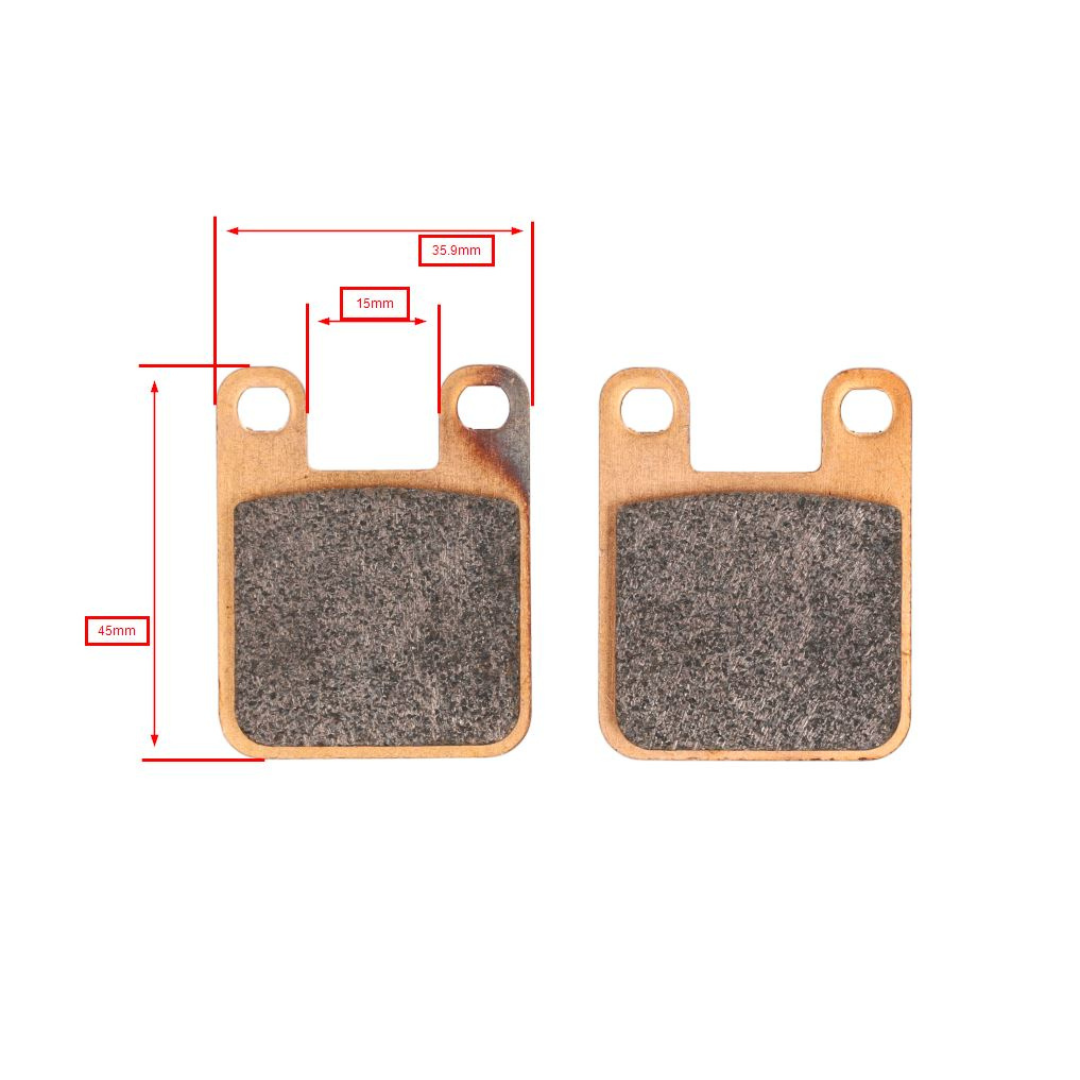 Brake pad set Malossi MHR Synthetic Derbi Senda