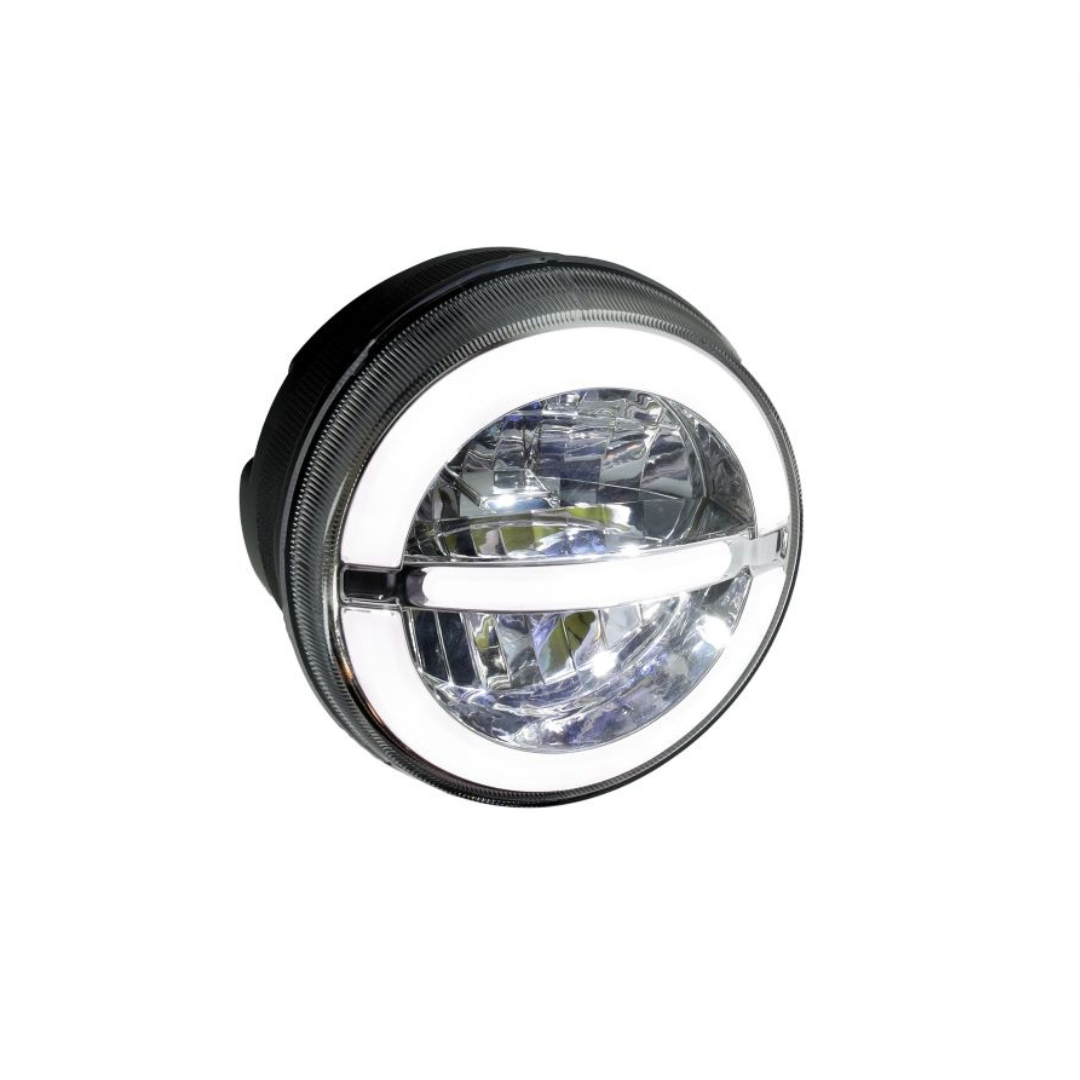 Headlight LED with daytime running lights fitting on La Souris Sourini / BTC Riva