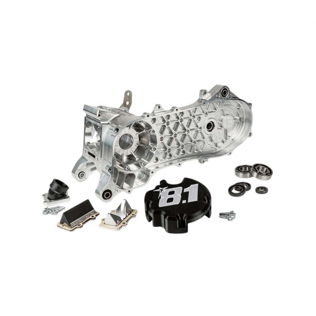 Compleet Kort Motorcarter 8.1 Fireblade 100cc 10 Inch Wiel Piaggio 2 Takt