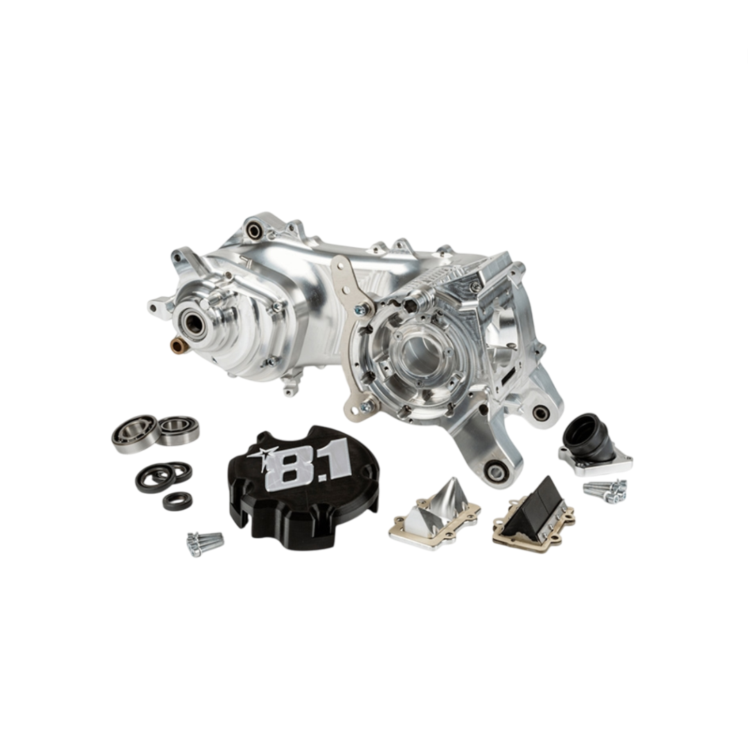 Compleet Kort Motorcarter 8.1 Fireblade 100cc 10 Inch Wiel Piaggio 2 Takt