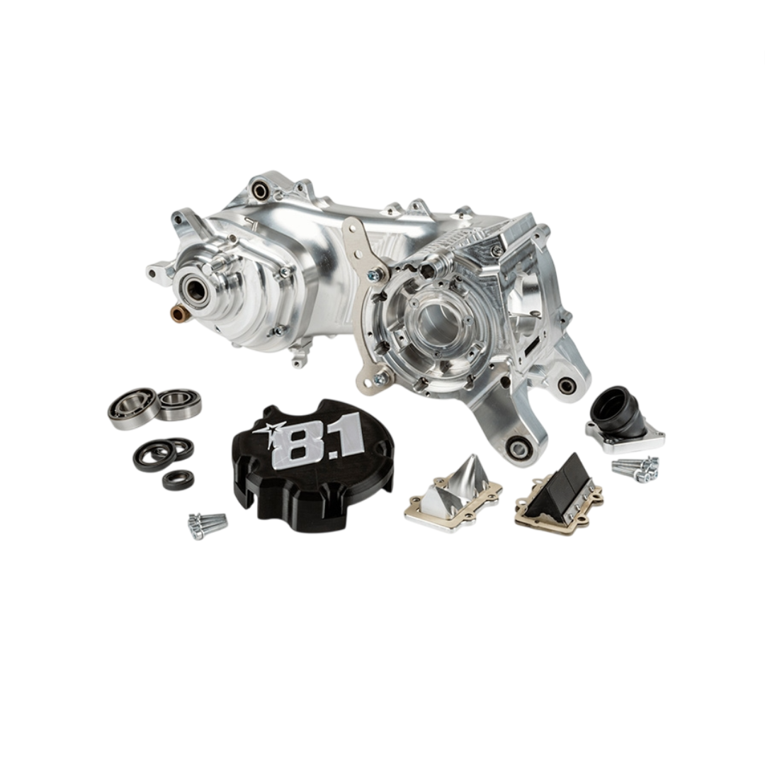 Completo a motore corto Carter 8.1 Fireblade 70cc da 10 pollici Piaggio 2 tratto