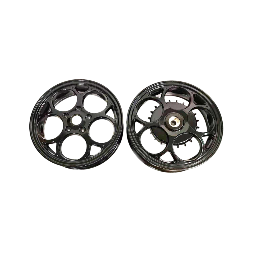 Velgenset Maru's Style Shiny Black Vespa Sprint/Primavera