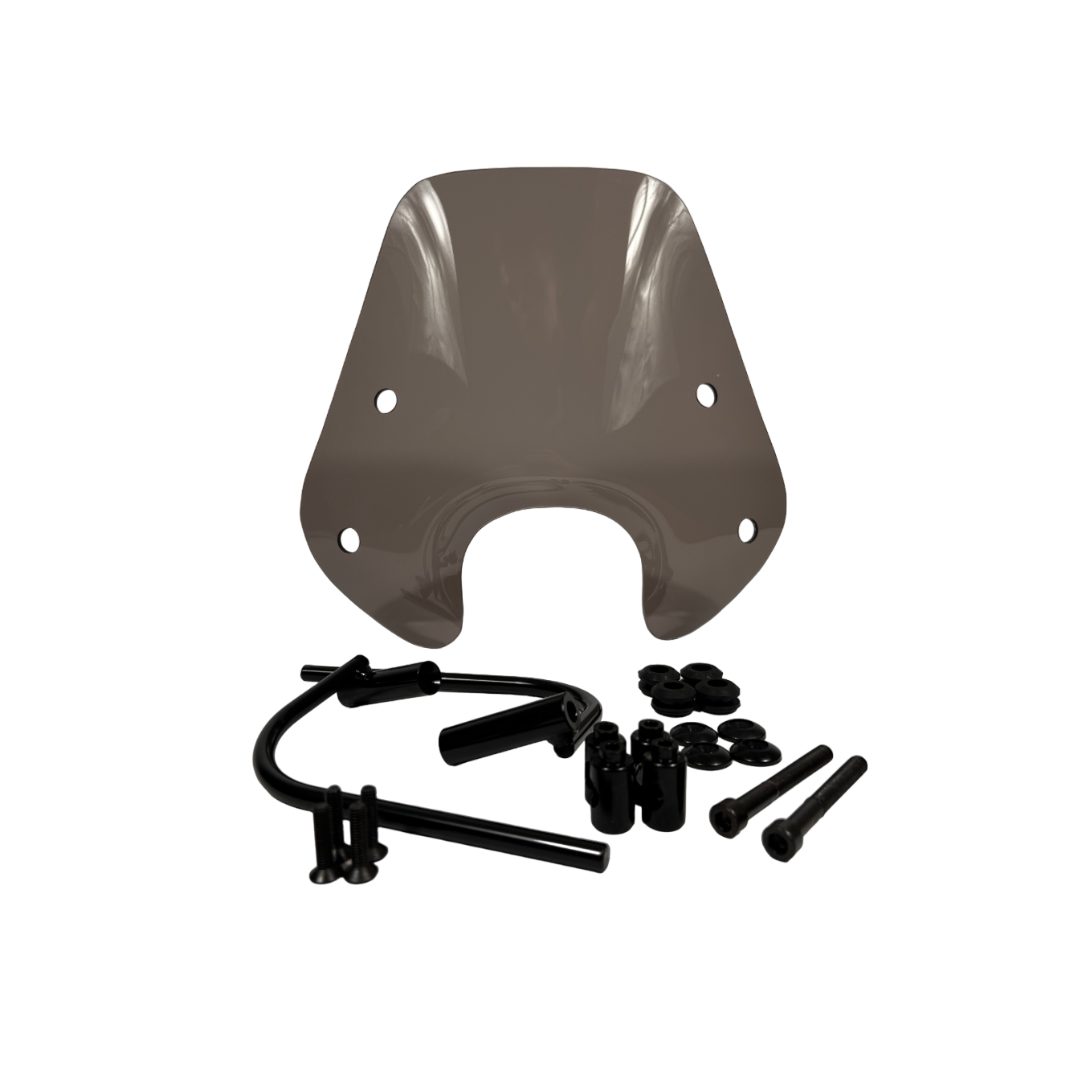 Niedrige Windschutzscheibe Piaggio Zip Smoke