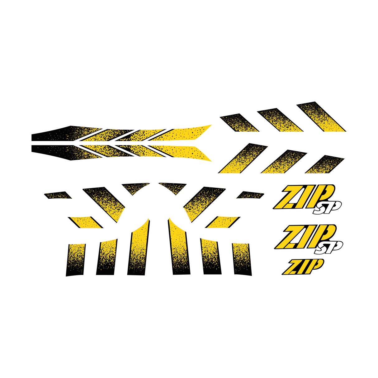 Aufkleber -Set Piaggio Zip SP H2O