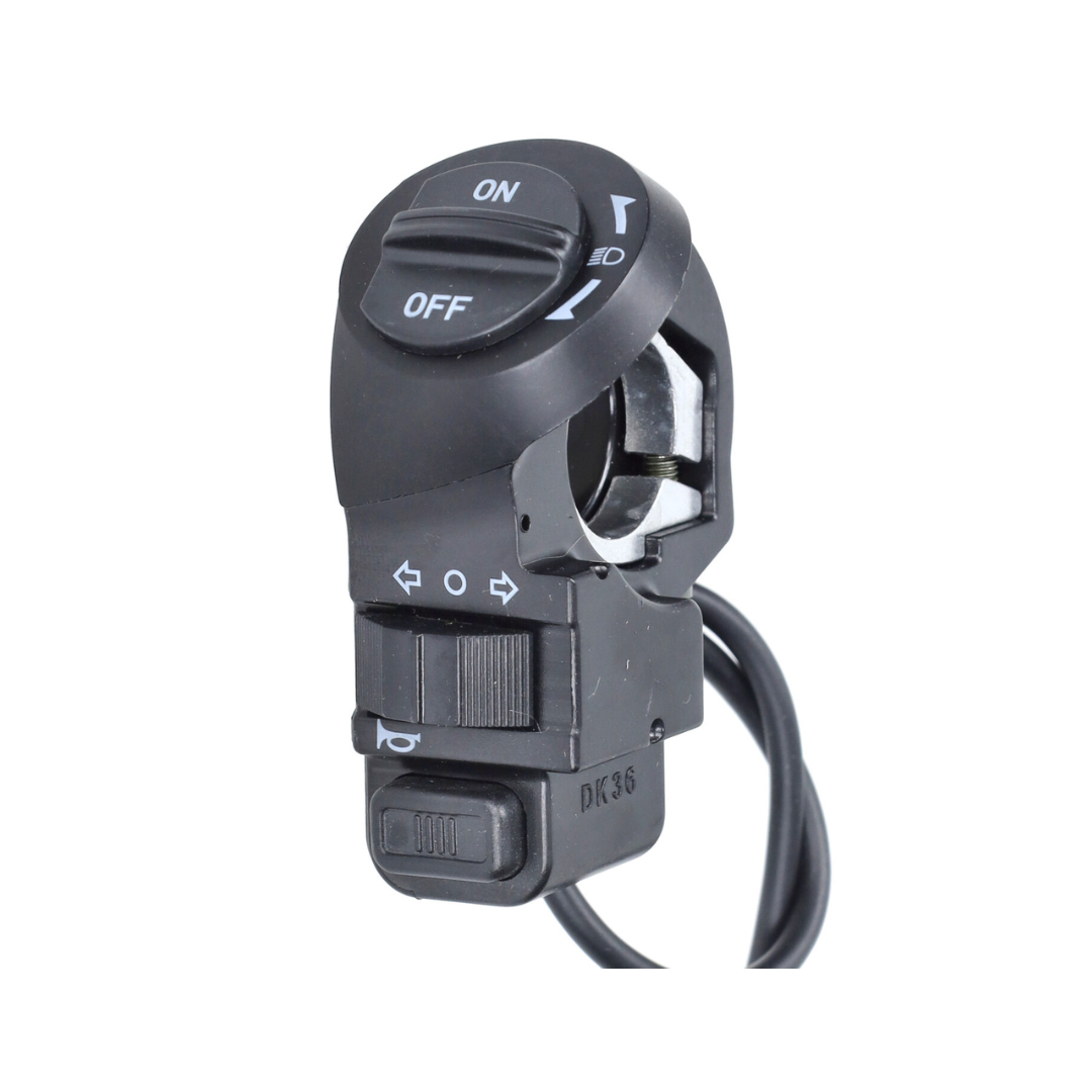 Interruttore luci + interruttore frecce H9 V8 Fatbike