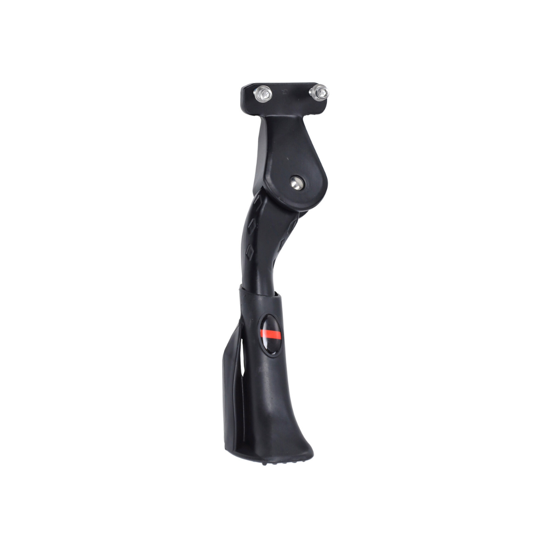Cavalletto laterale Nero con 2 bulloni, distanza di montaggio 40 mm V8/V20 Fatbike