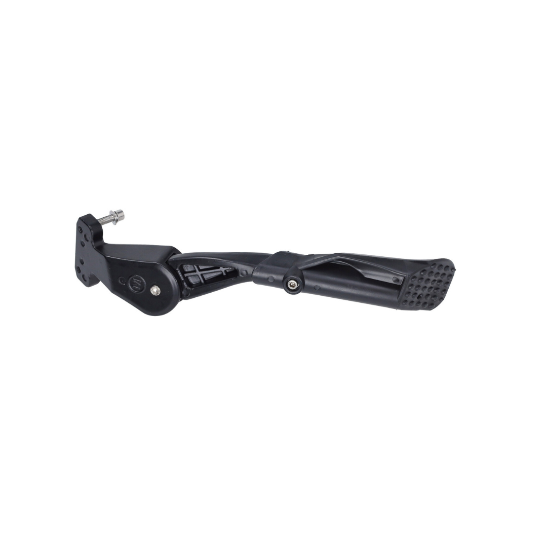 Cavalletto laterale Nero con 2 bulloni, distanza di montaggio 40 mm V8/V20 Fatbike