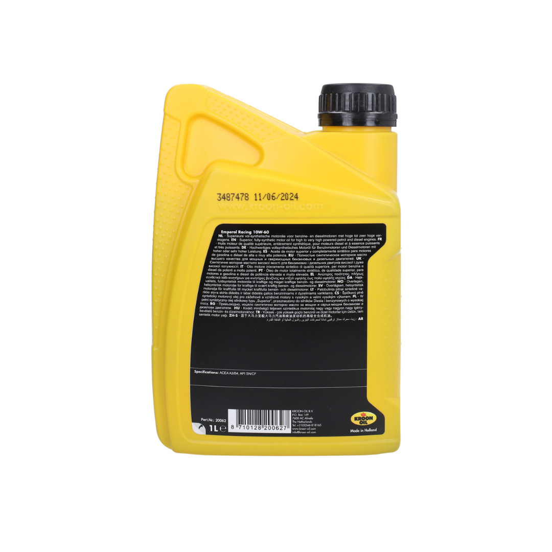 Olio motore Kroon 10W60 Emperol Racing 1L Piaggio iGet