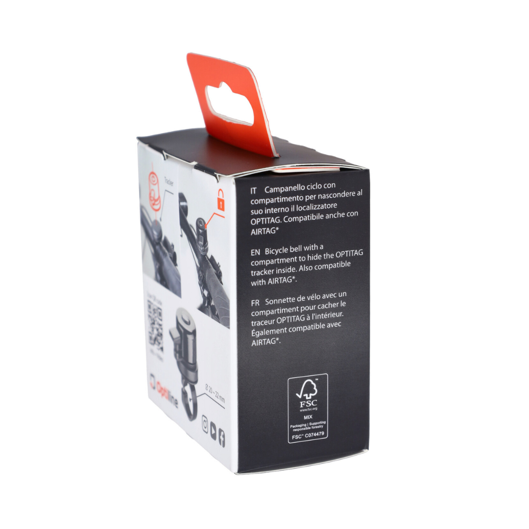 Bel Lampa Optitag Tracker con ciclomotore tascabile/Fatbike