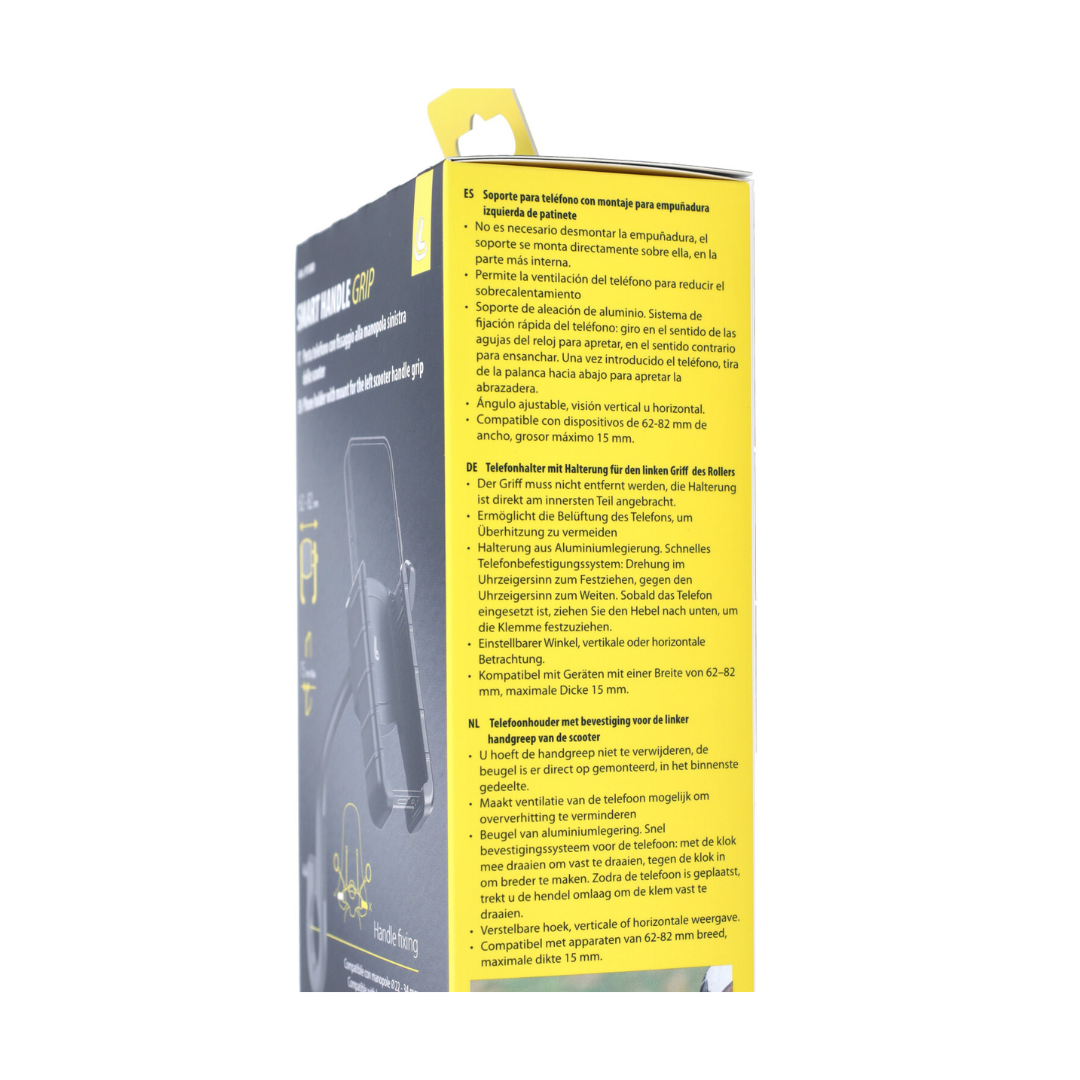 Porta Cellulare Lampa Supporto Maniglia Sinistra Scooter/Fatbike