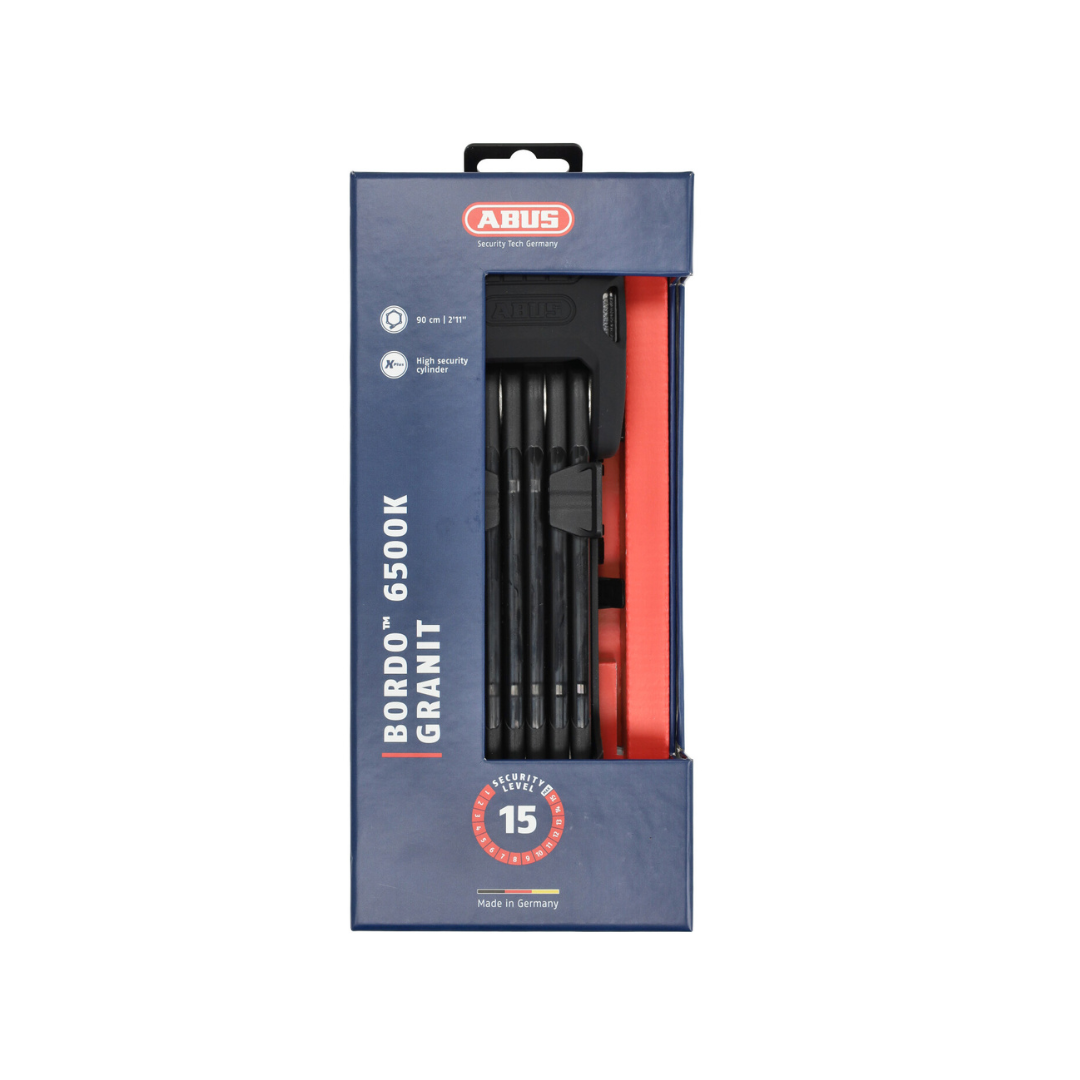 Lucchetto pieghevole Abus ART 2-Stars + Bordo Granit X-Plus 85CM Fatbike