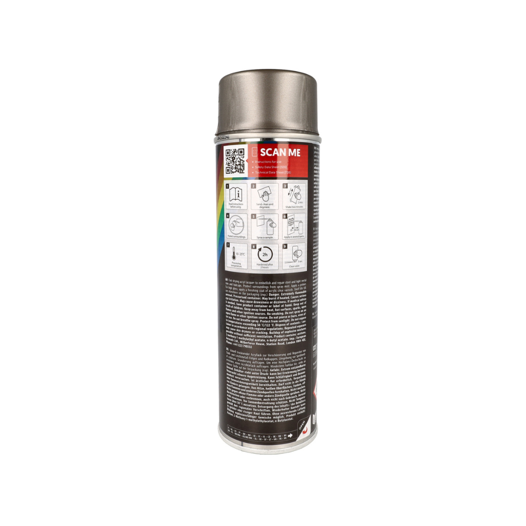 Vernice spray Motip Rim Paint Antracite Metallizzato 400ML