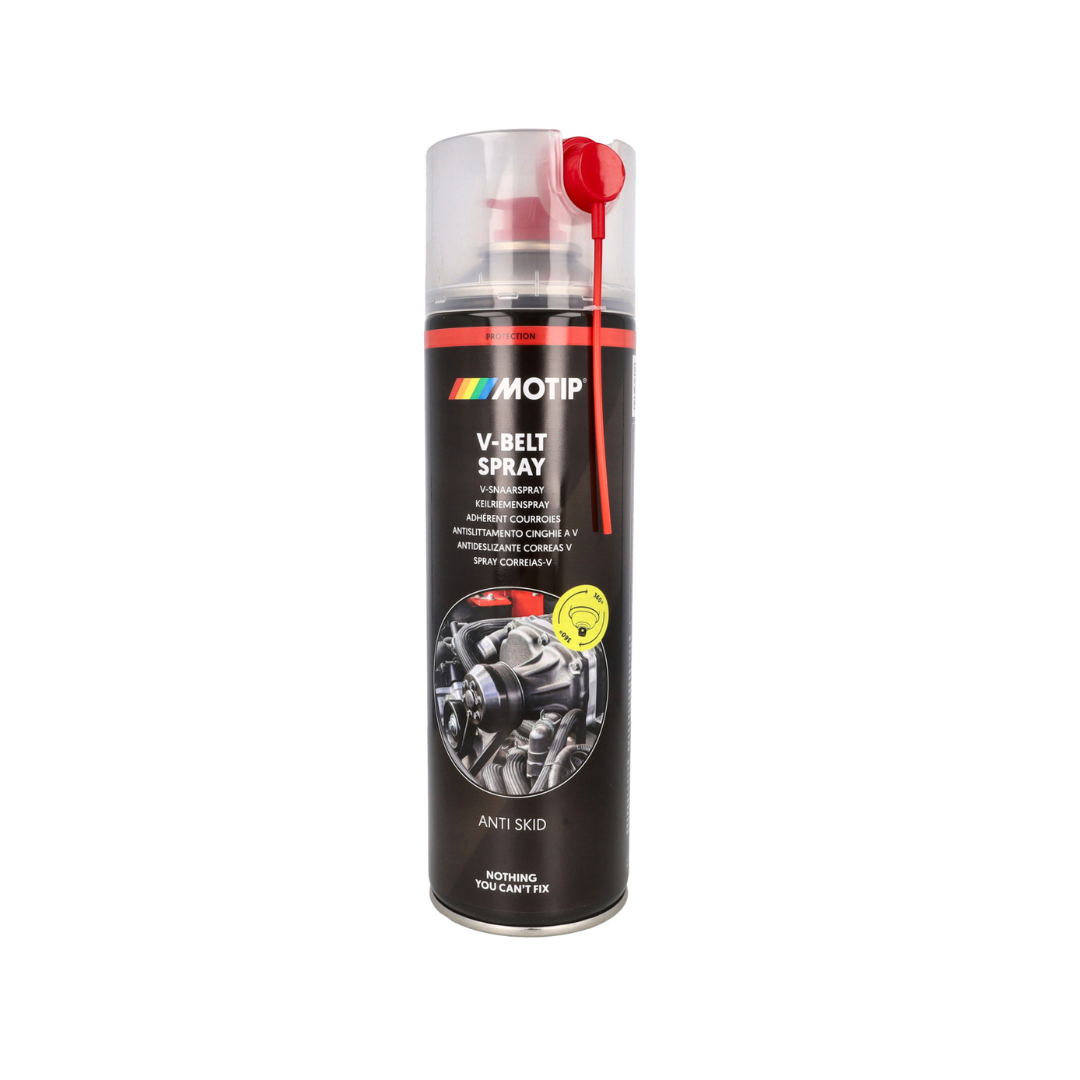 Spray Antiscivolo per Cinghie trapezoidali Motip 500ML