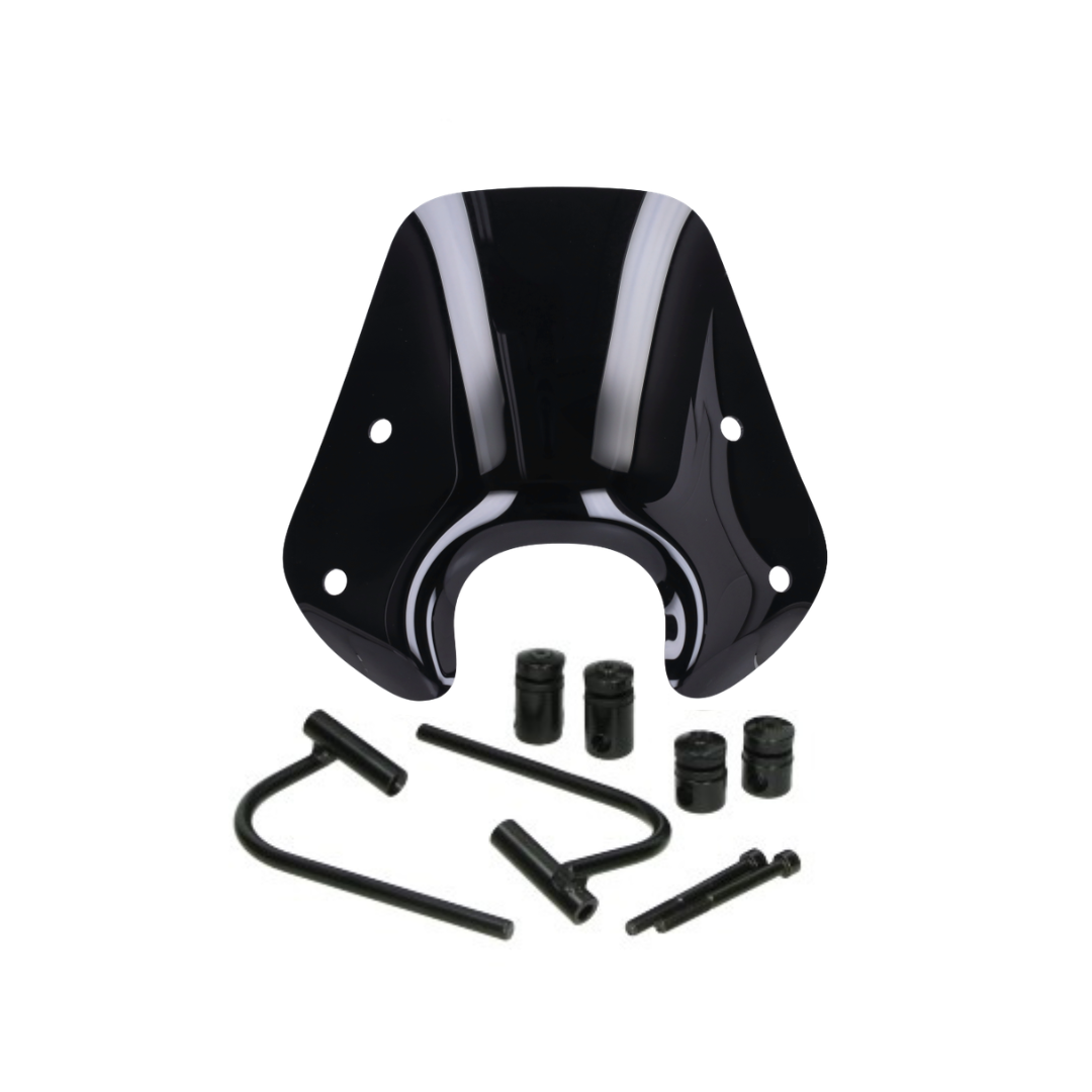 Basso parabrezza Piaggio Zip Shine Black