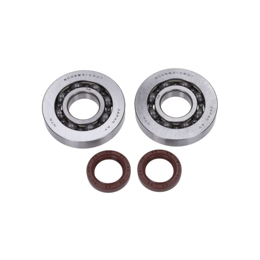 Lager + Keerringset Bgm Piaggio / Gilera 125-180Cc 2 Takt Krukas Lager