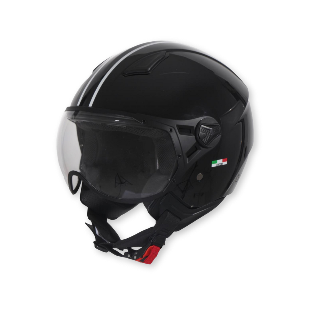 Helmet vito moda shine black + black lining