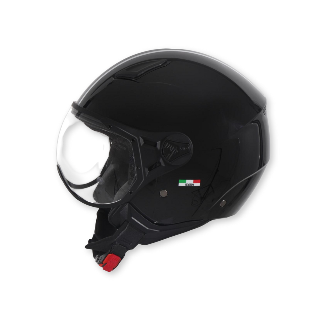 Helmet vito moda shine black + black lining