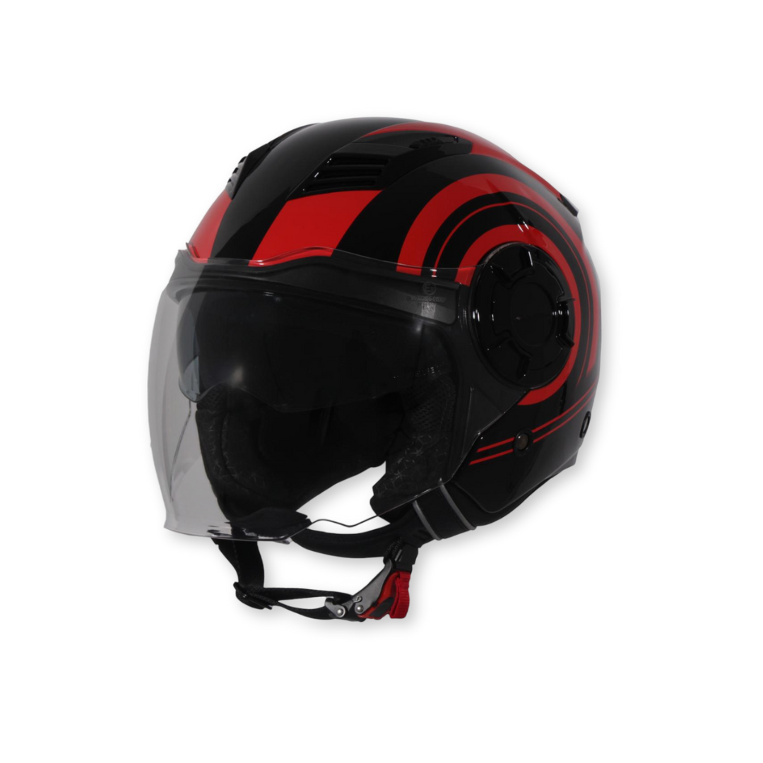 Helmet Vito Isola Gloss Black / Red