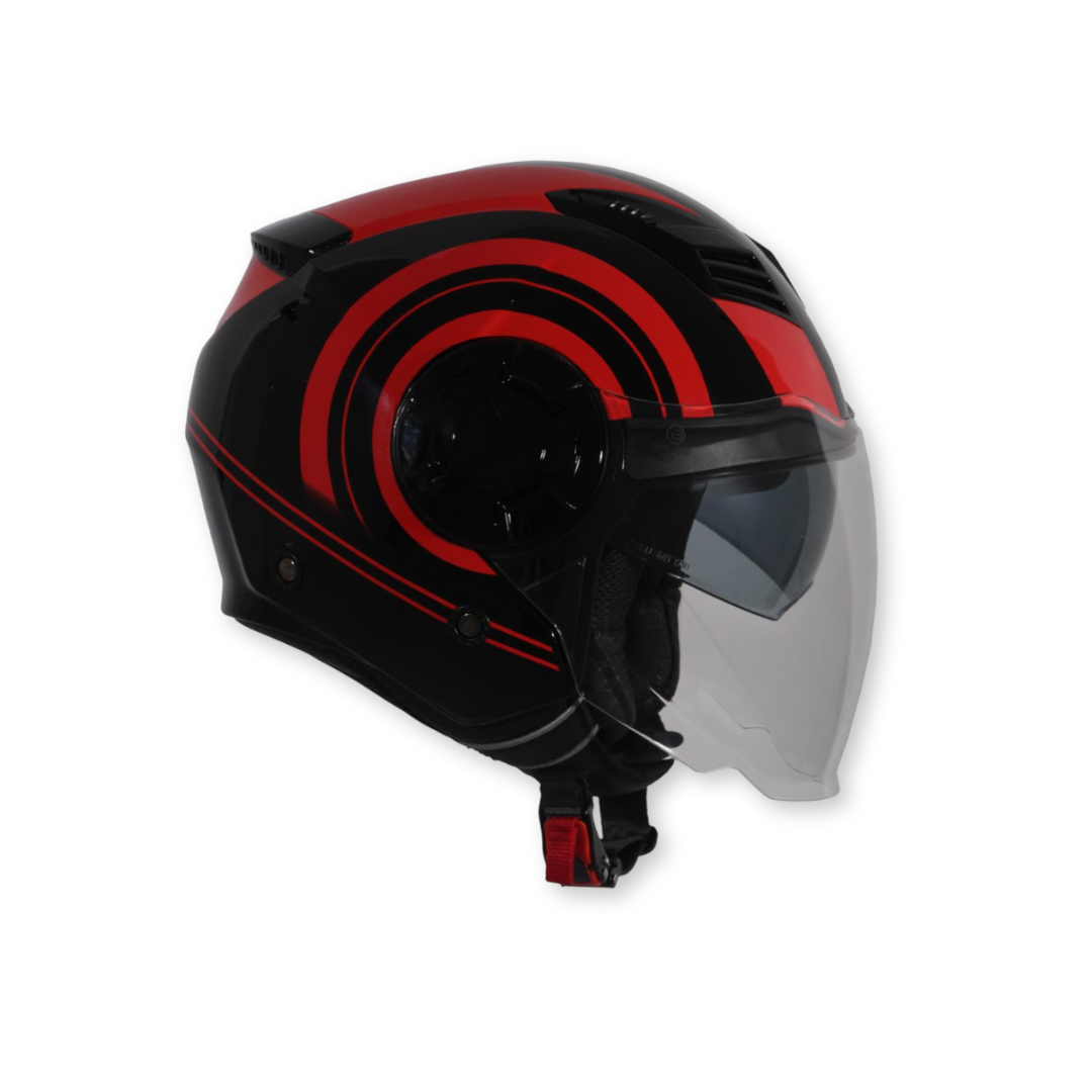 Helmet Vito Isola Gloss Black / Red