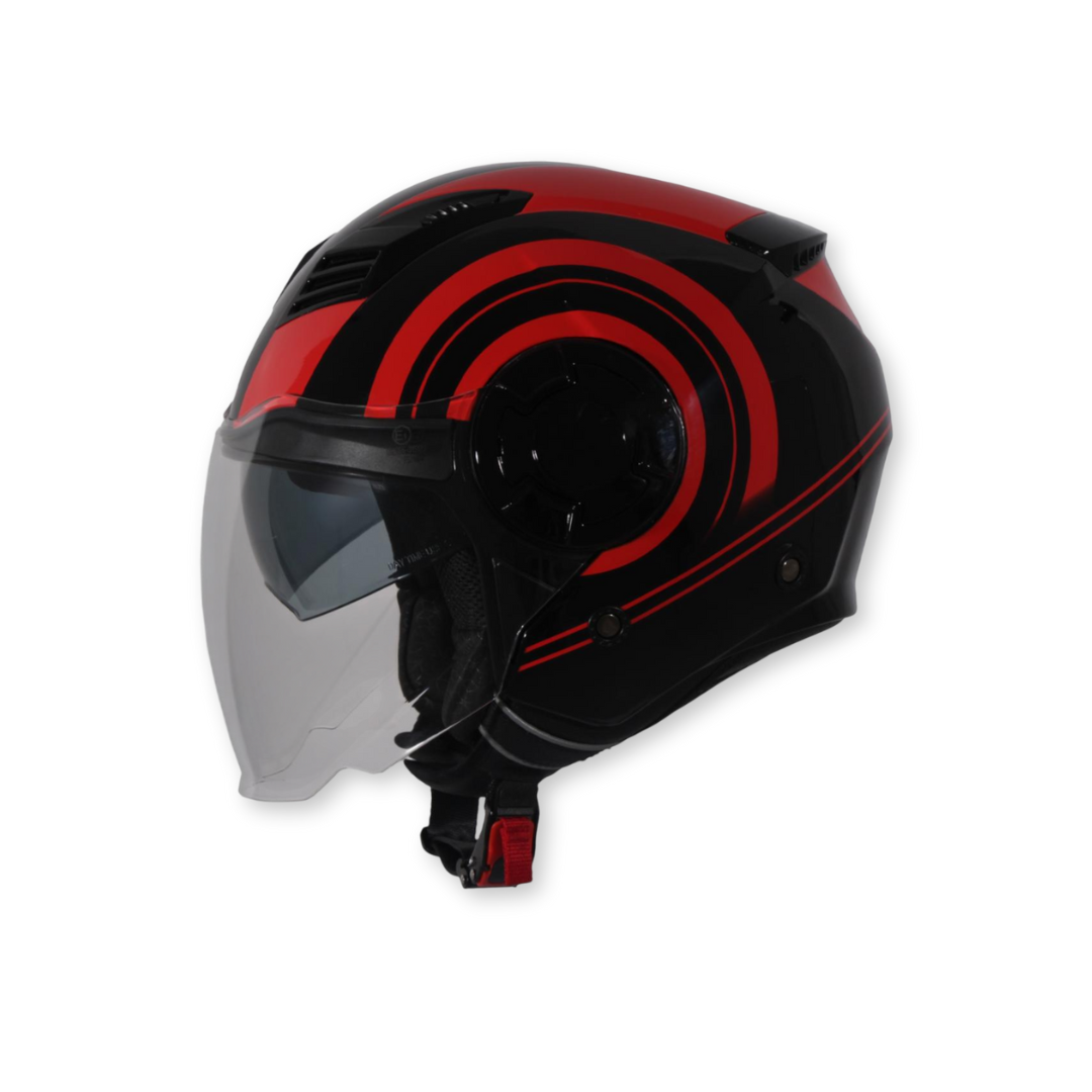 Helmet Vito Isola Gloss Black / Red