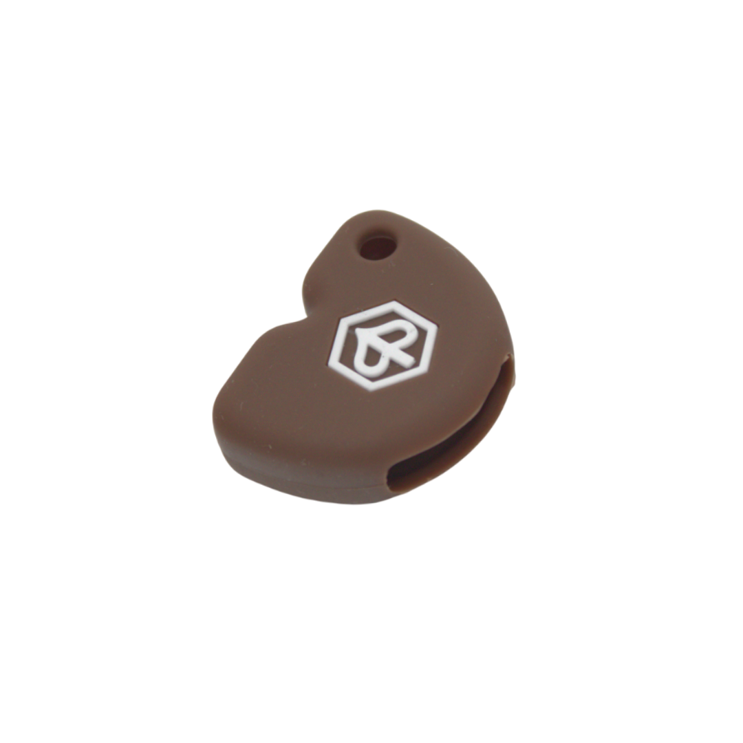 Couverture clé Logo Piaggio Brown