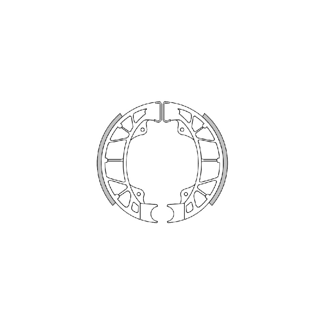 Remsegment Polini Groot 110X25Mm Piaggio Scooters Remsegment