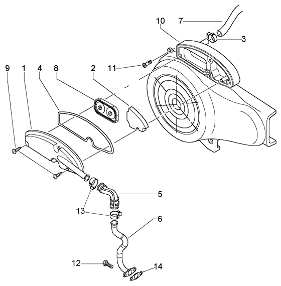 Vespa LX 50 4T 2005-2012 - Ontstekingskap