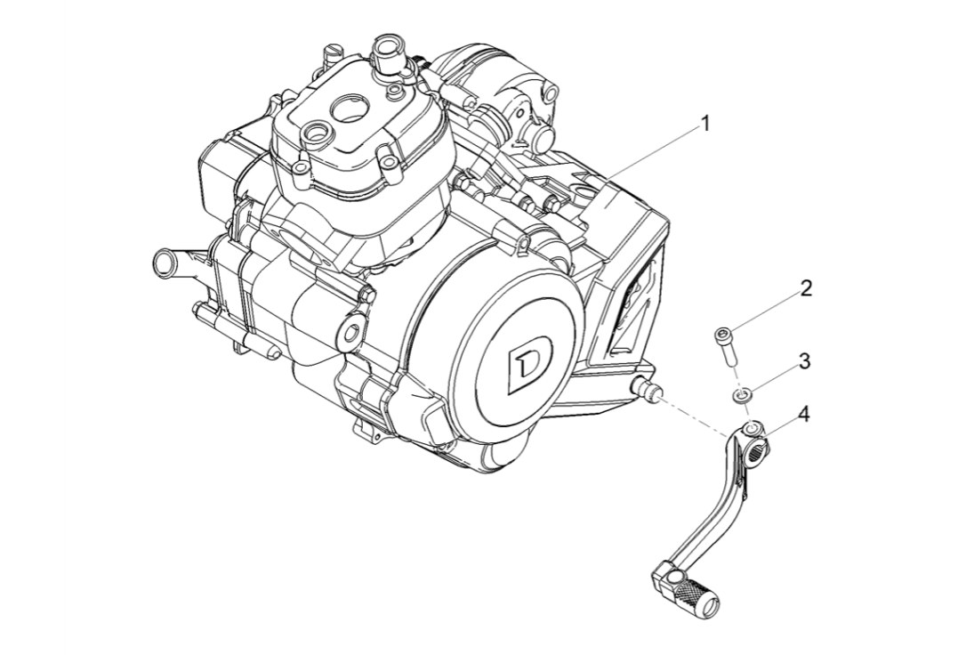 Derbi Senda SM 50 2T X-Treme E4 2018-2020 - Motor