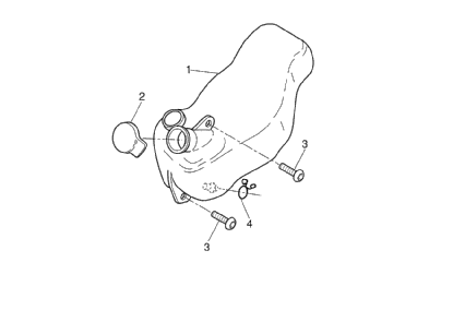 Yamaha Aerox 50 SP 1999-2012 - Olietank