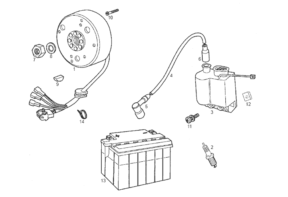 Derbi Senda SM 50 2T DRD Edition Black E2 2005 - Ontsteking