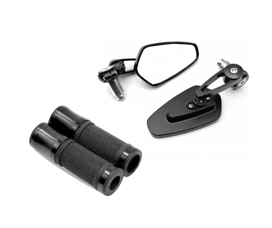 ACCORD! Poignées et rétroviseurs d'extrémité de guidon