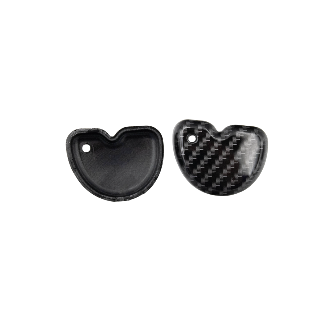 Couverture clé en carbone look piaggio zip / vespa