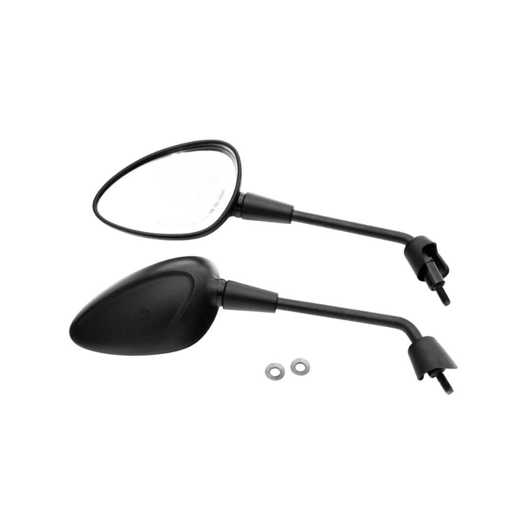 Vespa miroirs long noir mat