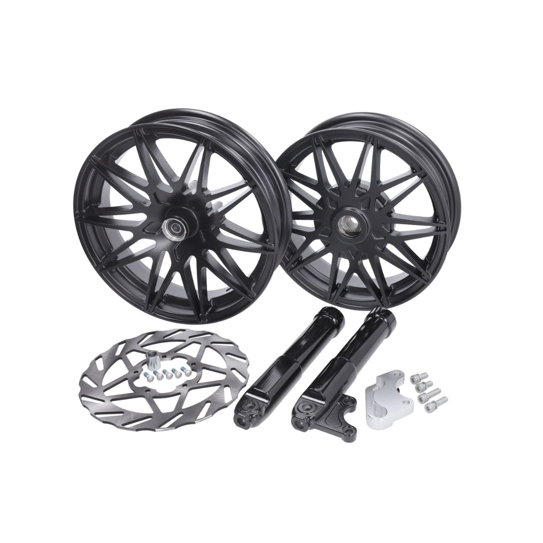 Velgenset Special Mat Black Piaggio Zip